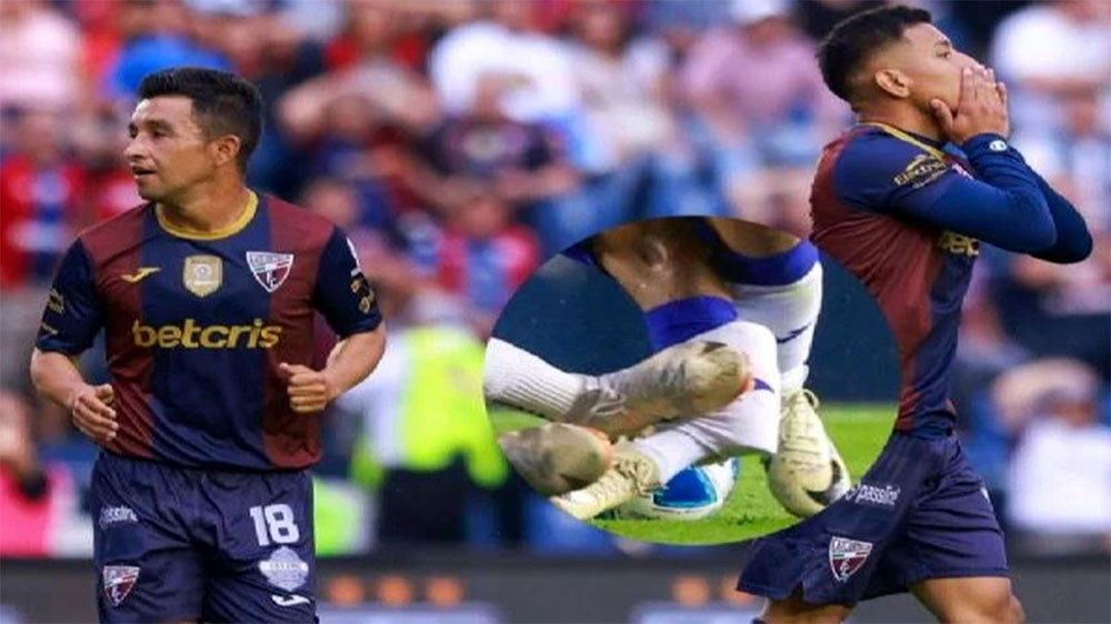 مصدومیت وحشتناک: زانوی هافبک مکزیکی تا شد - حاشیه های فوتبالی مصدومیت وحشتناک: زانوی هافبک مکزیکی تا شد