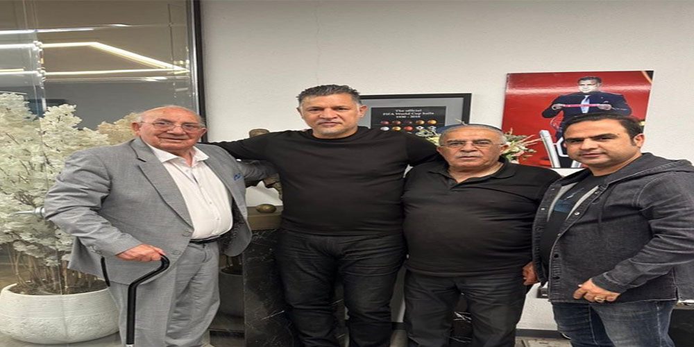 دیدار علی دایی با ۲ اسطوره فوتبال ایران - حاشیه های فوتبالی دیدار علی دایی با ۲ اسطوره فوتبال ایران