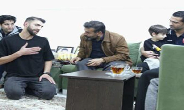 دلگرمی مسی‌ها به هم‌تیمی عزادار (عکس)
