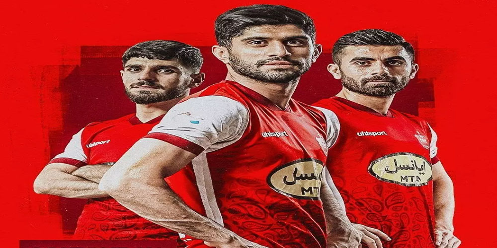  پوستر پرسپولیس برای دیدار مقابل نساجی 
