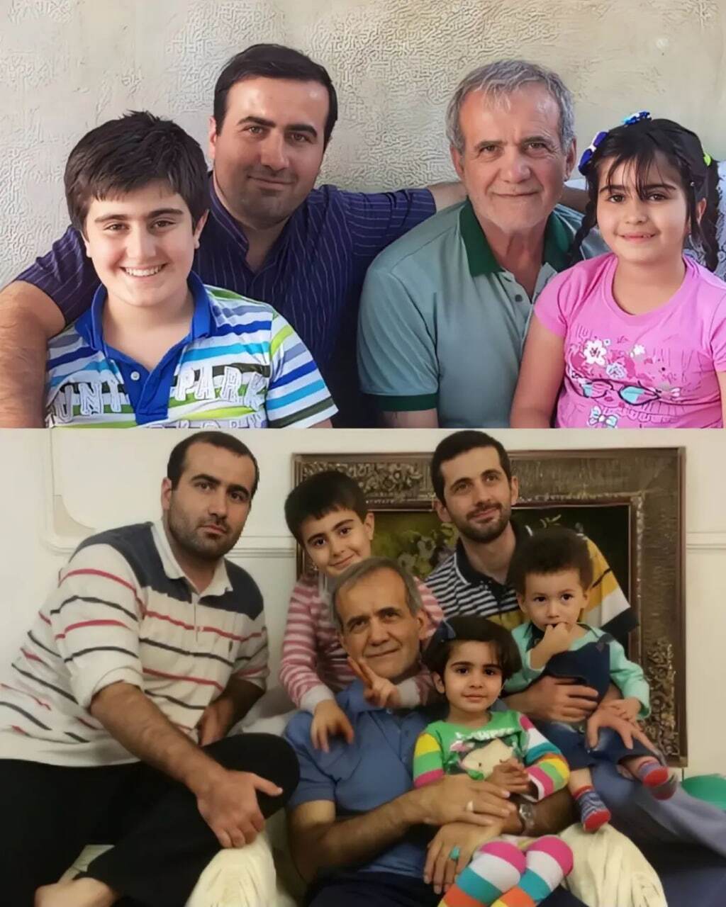 عکس خانوادگی مسعود پزشکیان