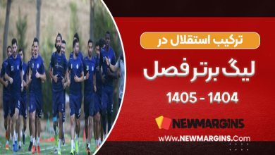 ترکیب استقلال در لیگ برتر فصل ۱۴۰۴-۱۴۰۵