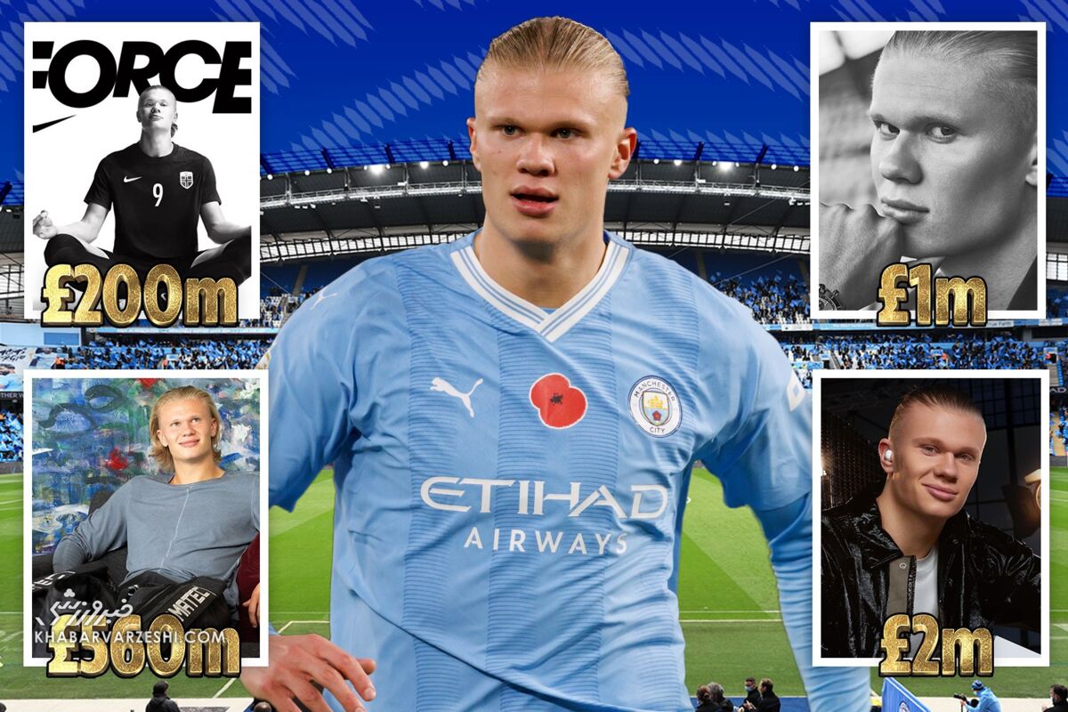 ارلینگ هالند پردرآمد ترین بازیکن فوتبال