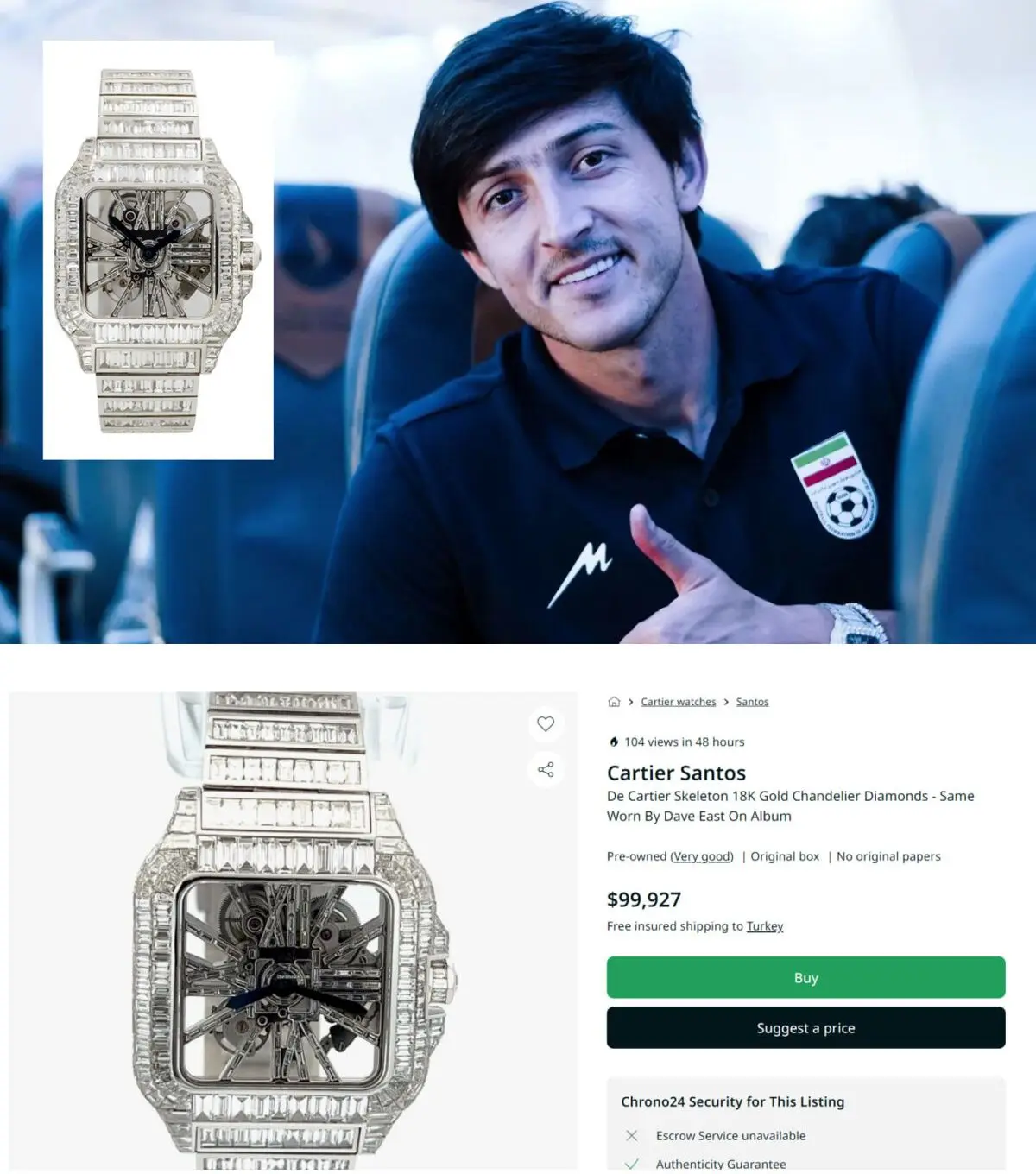 عکس ساعت مچی سردار آزمون عکس ساعت مچی سردار آزمون