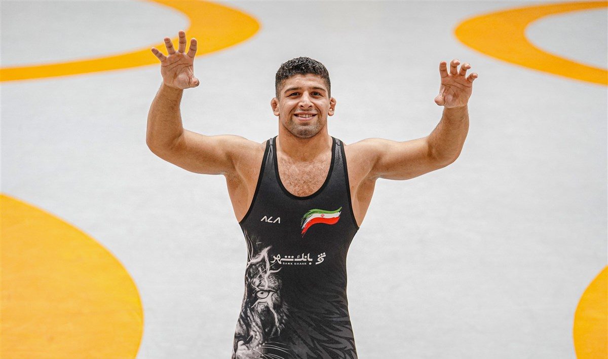 عکس کشتی گیر یاسین یزدی