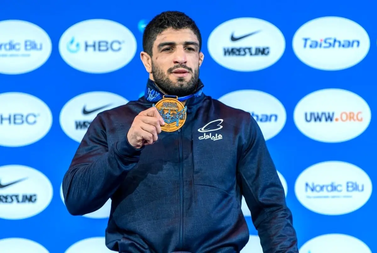 عکس کامران قاسمپور کشتی‌گیر