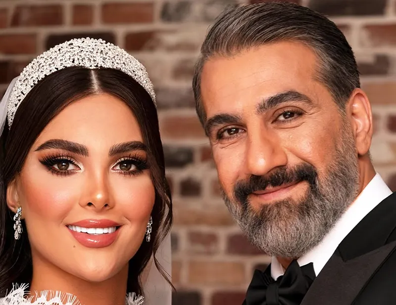 مراسم ازدواج محمد نادری و همسرش الناز