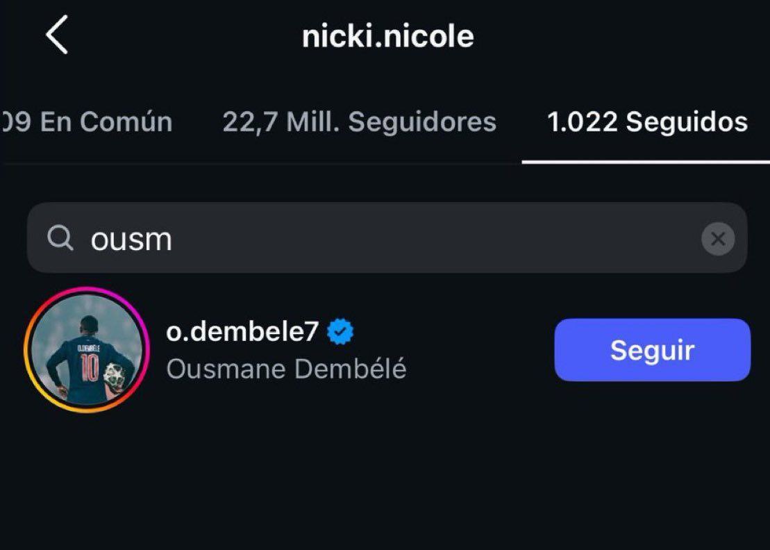 نیکی نیکول دمبله رو فالو کرد نیکی نیکول دمبله رو فالو کرد