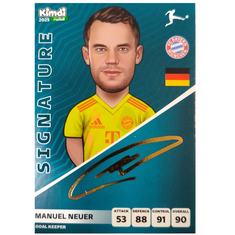 کارت کیمدی مانوئل نویر