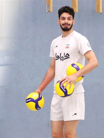 عکس محمد ولی‌زاده والیبال‌ست