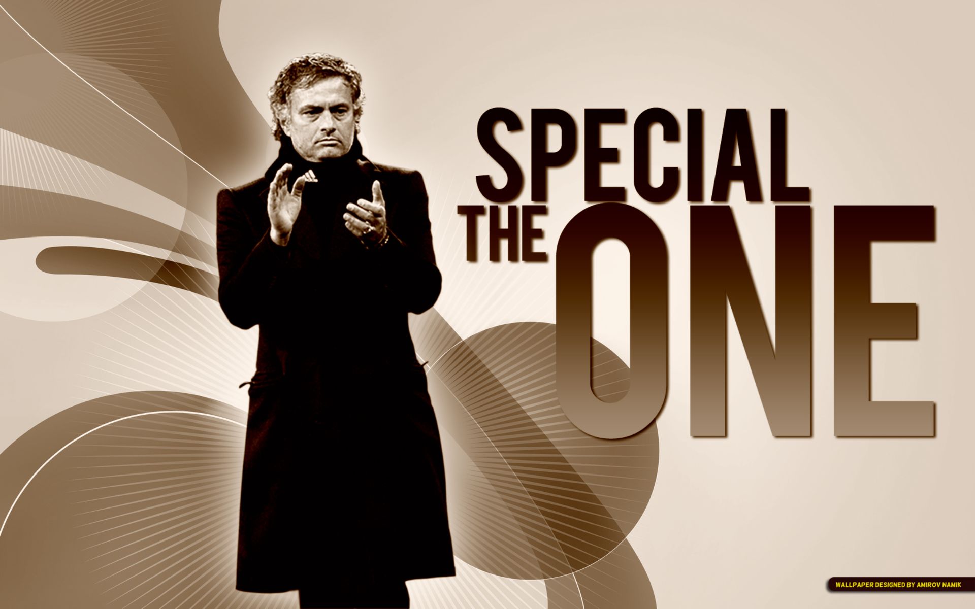 wallpaper 4k Jose Mourinho