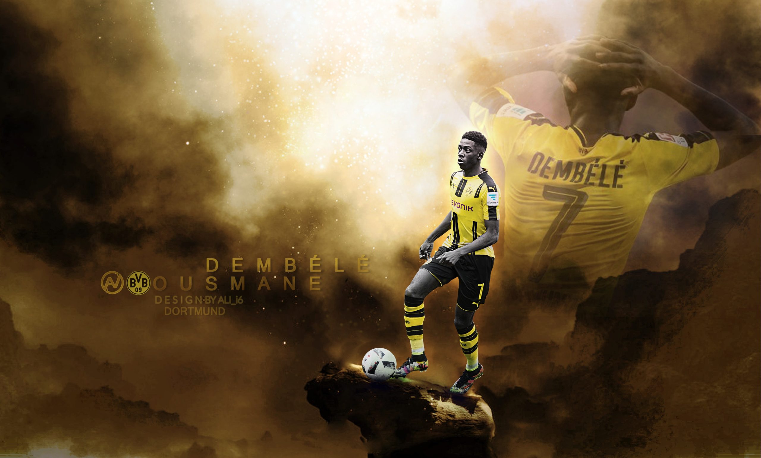 wallpaper 4k Ousmane Dembele