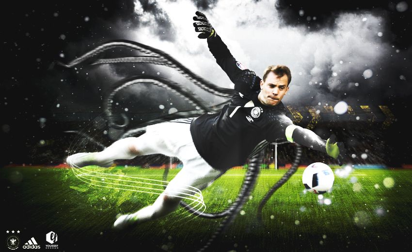 wallpaper 4k Manuel Neuer