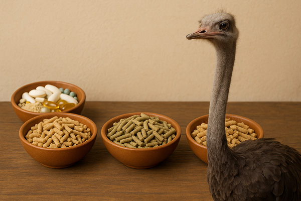 خوراک و تغذیه مناسب در پرورش صنعتی شترمرغ خوراک و تغذیه مناسب در پرورش صنعتی شترمرغ