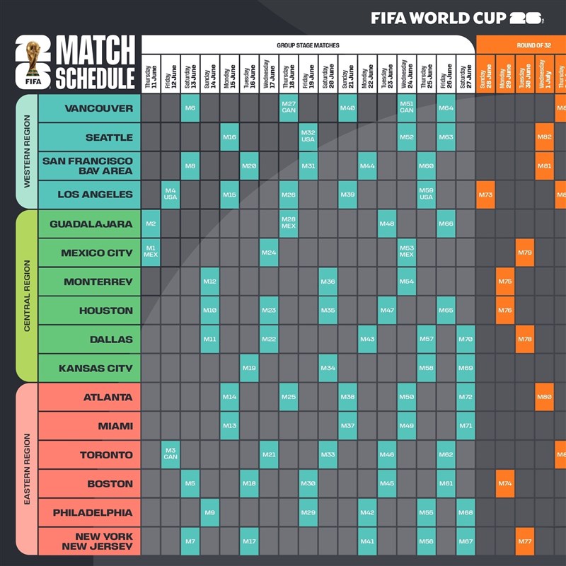 زمان برگزاری جام جهانی 2026 زمان برگزاری جام جهانی 2026