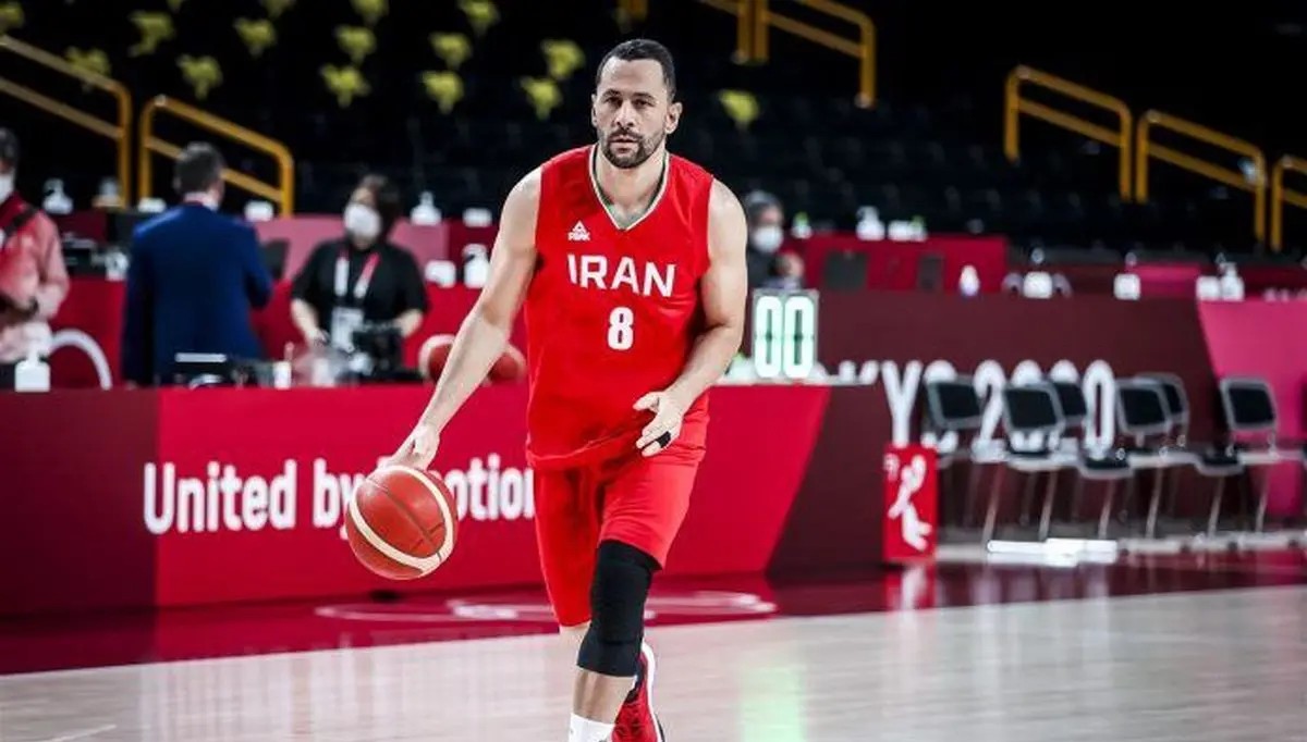 عکس سعید داورپناه بازیکن بسکتبال