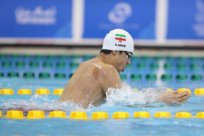 عکس محمد مهدی غلامی شنای پروانه