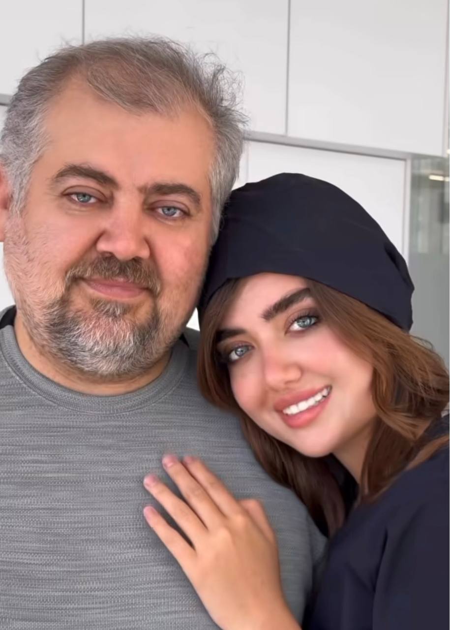 عکس نگین حق دوست و پدرش عکس نگین حق دوست و پدرش