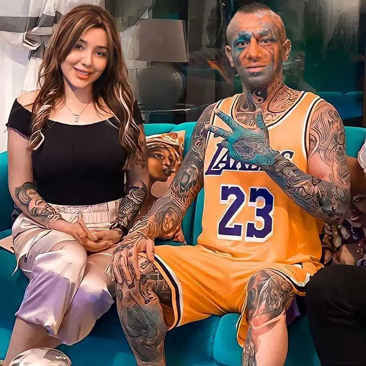 نیلی افشار و امیر تتلو