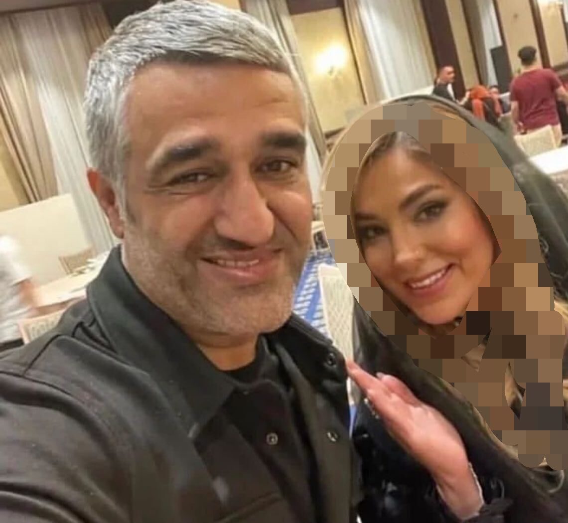 عکس نگار فرهمند و همسرش