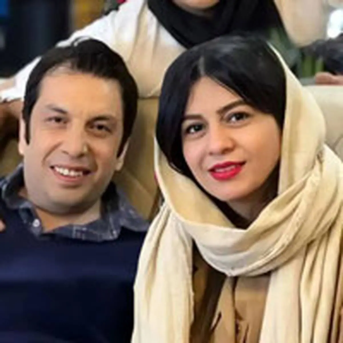 عباس جمشیدی‌فر و همسرش