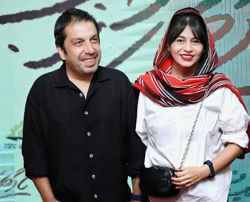 عکس عباس جمشیدی‌فر و همسرش