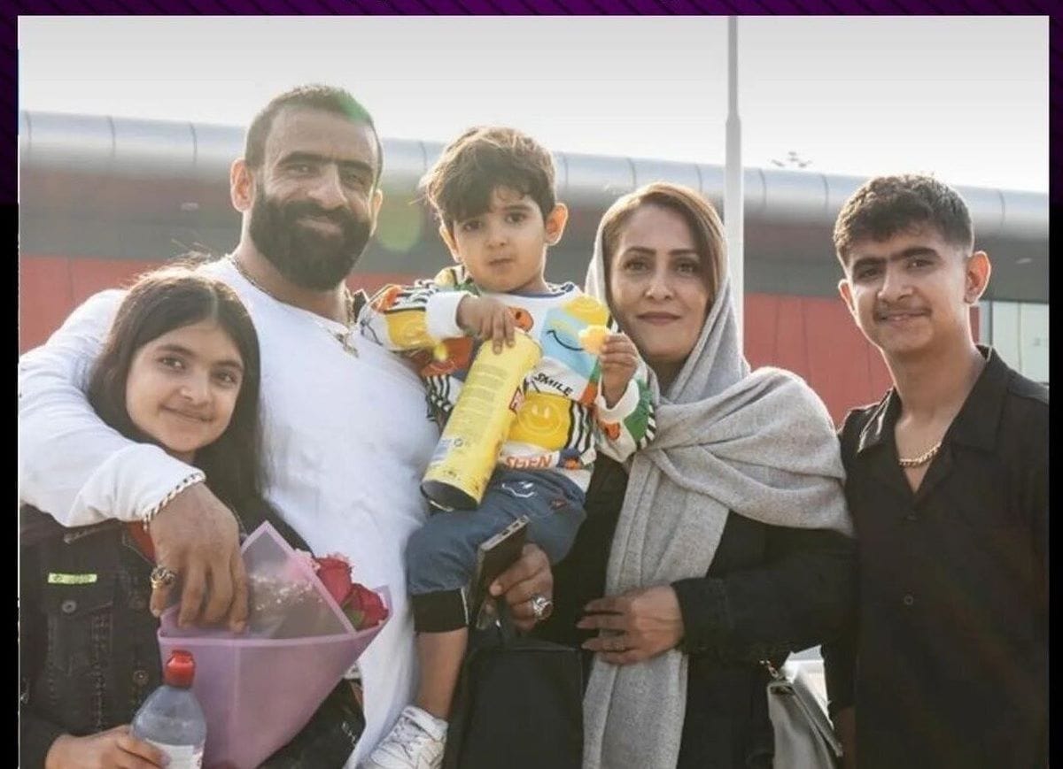 عکس خانوادگی هادی چوپان