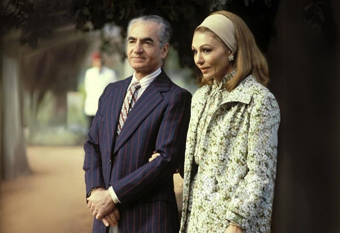 عکس فرح پهلوی و همسرش عکس فرح پهلوی و همسرش