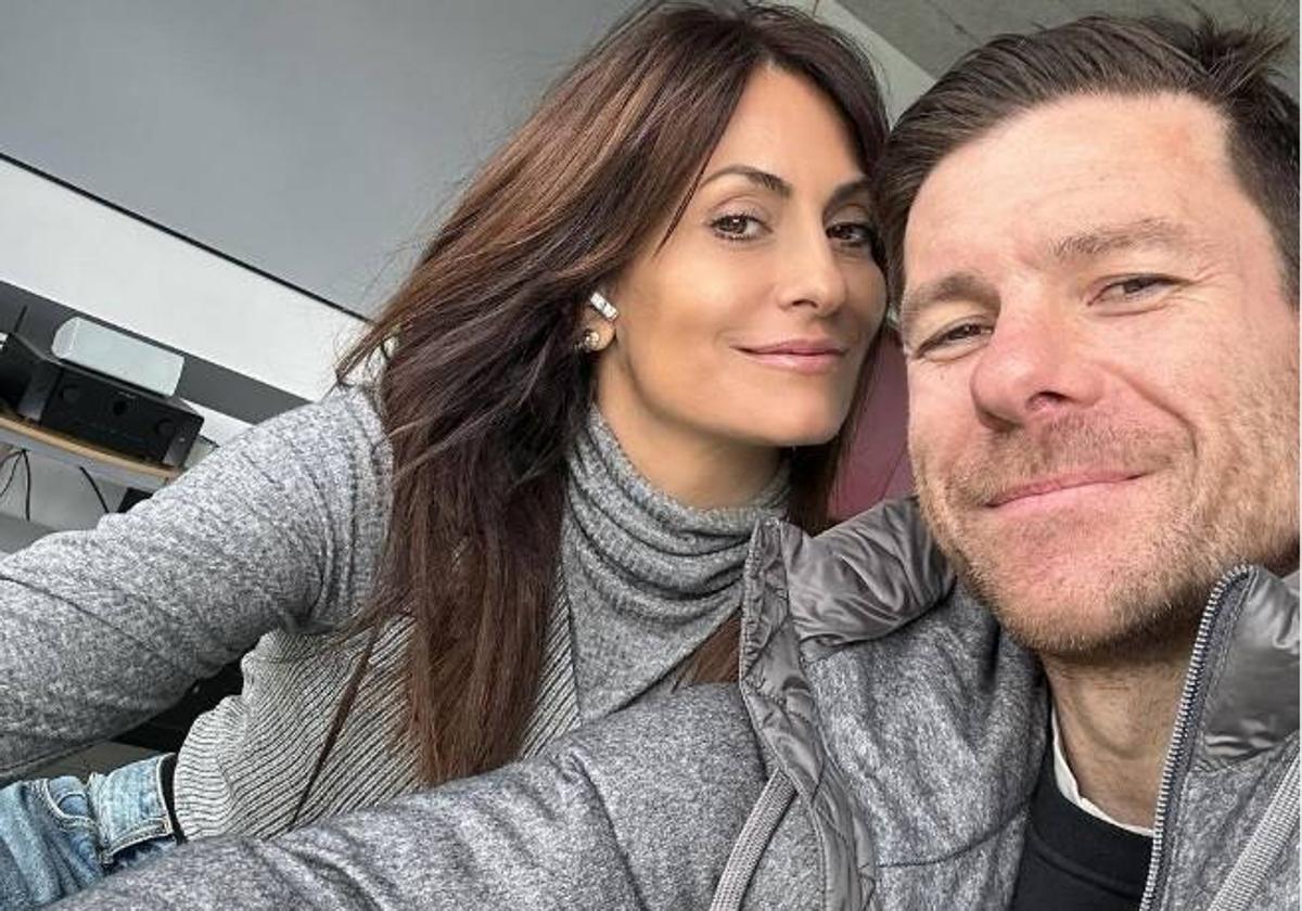 عکس ژابی آلونسو و همسرش