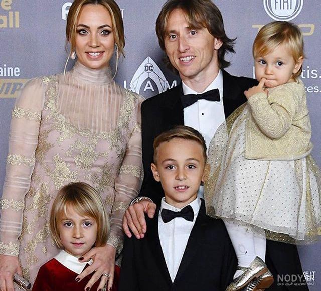 عکس خانوادگی لوکا مودریچ