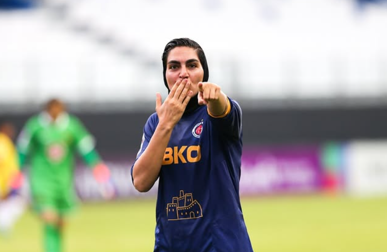 عکس زهرا قنبری فوتبالیست عکس زهرا قنبری فوتبالیست