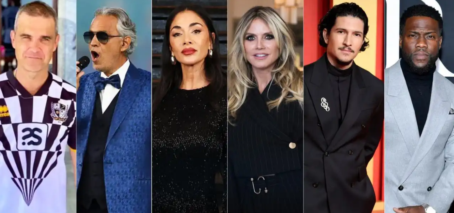 ستاره های حاضر در قرعه کشی 2026